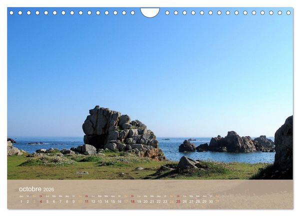 Produktbild: &Eacute;chapp&eacute;e Breizh (Calendrier mural 2026 DIN A4 vertical), CALVENDO calendrier mensuel