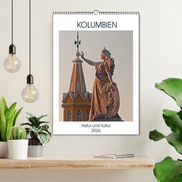 Produktbild: Kolumbien - Natur und Kultur (Wandkalender 2026 DIN A2 hoch), CALVENDO Monatskalender