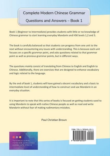Produktbild: Complete Modern Chinese Grammar