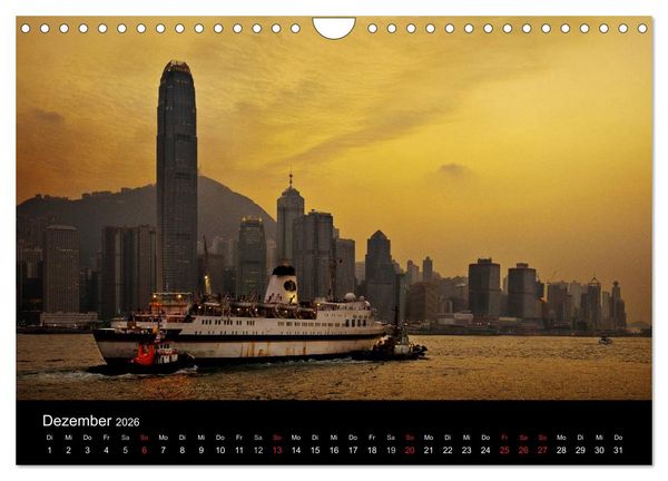 Produktbild: Hongkong (Wandkalender 2026 DIN A4 quer), CALVENDO Monatskalender