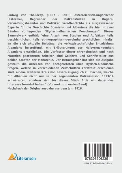 Produktbild: Illyrisch-albanische Forschungen