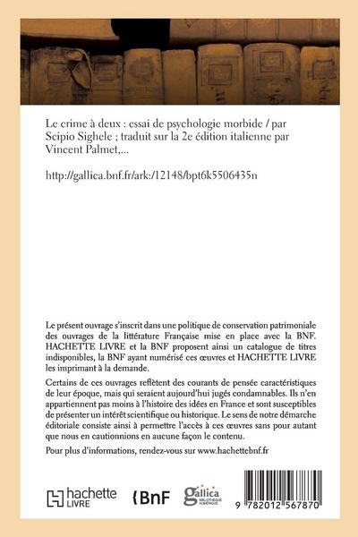 Produktbild: Le crime &agrave; deux