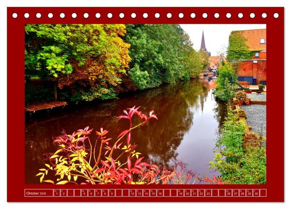 Produktbild: 625 Jahre Otterndorf - Gr&uuml;ne Stadt am Meer (Tischkalender 2026 DIN A5 quer), CALVENDO Monatskalender