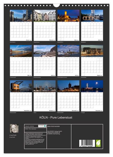 Produktbild: K&Ouml;LN - Pure Lebenslust (Wandkalender 2026 DIN A3 hoch), CALVENDO Monatskalender