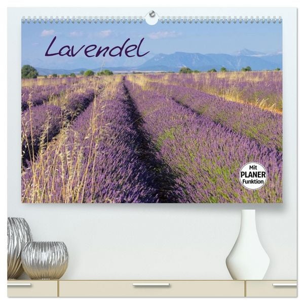 Lavendel (hochwertiger Premium Wandkalender 2026 DIN A2 quer), Kunstdruck in Hochglanz