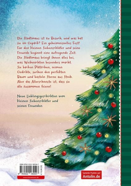Produktbild: Der kleine Siebenschl&auml;fer: Ein Lichterwald voller Weihnachtsgeschichten