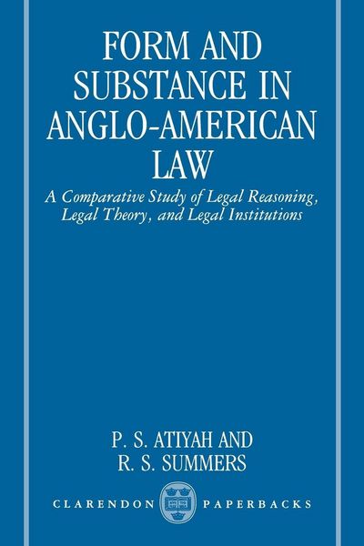 Produktbild: Form and Substance in Anglo-American Law