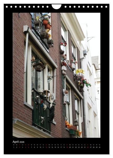 Produktbild: Amsterdam (Wandkalender 2026 DIN A4 hoch), CALVENDO Monatskalender