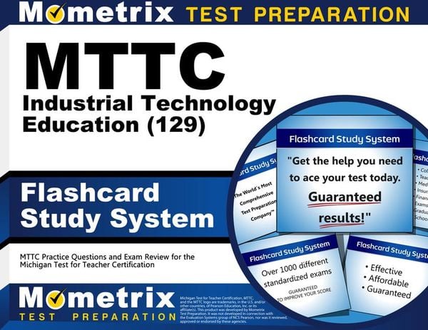 Produktbild: MTTC Industrial Technology Education (129) Flashcard Study System