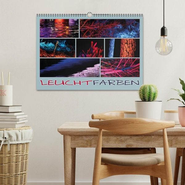 Produktbild: Leuchtfarben (Wandkalender 2026 DIN A3 quer), CALVENDO Monatskalender