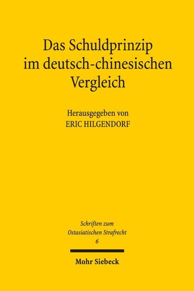 Produktbild: Das Schuldprinzip im deutsch-chinesischen Vergleich