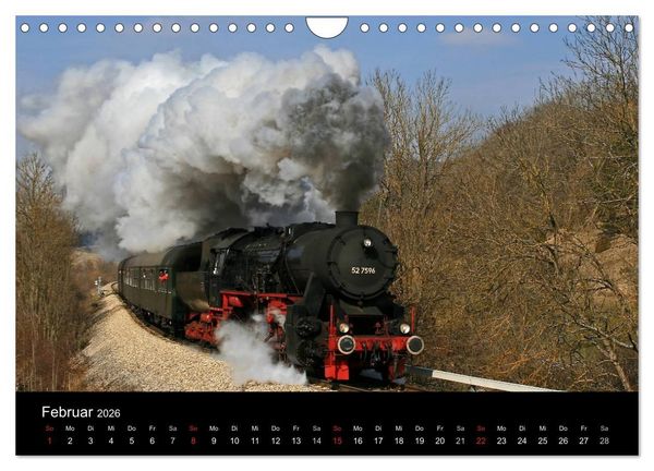 Produktbild: Mein Dampfbahnkalender 2026 (Wandkalender 2026 DIN A4 quer), CALVENDO Monatskalender
