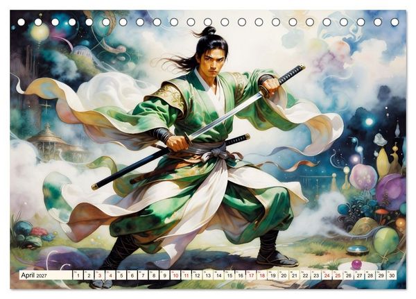 Produktbild: Im Schatten des Katana (Tischkalender 2027 DIN A5 quer), CALVENDO Monatskalender