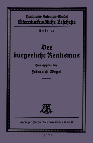 Produktbild: Der b&uuml;rgerliche Realismus