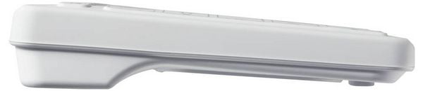 Produktbild: Renkforce RF-WRK-300 Kabellos Hygiene-Tastatur Deutsch, QWERTZ Wei&szlig; (matt) Spritzwassergesch&uuml;tzt