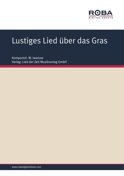Produktbild: Lustiges Lied &uuml;ber das Gras