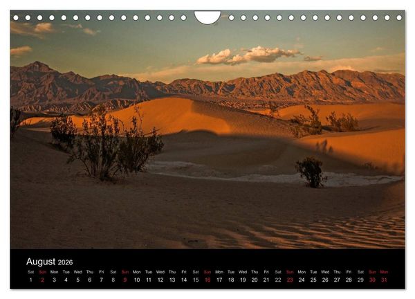 Produktbild: Death Valley California (Wall Calendar 2026 DIN A4 landscape), CALVENDO 12 Month Wall Calendar