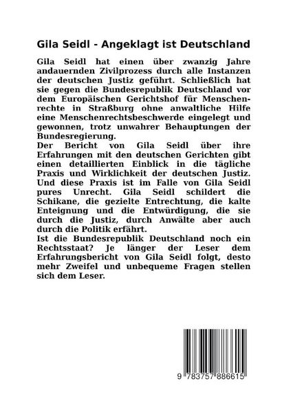 Produktbild: Angeklagt ist Deutschland