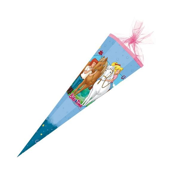 Nestler Schultüte Bibi & Tina 85cm mit Tüllverschluss