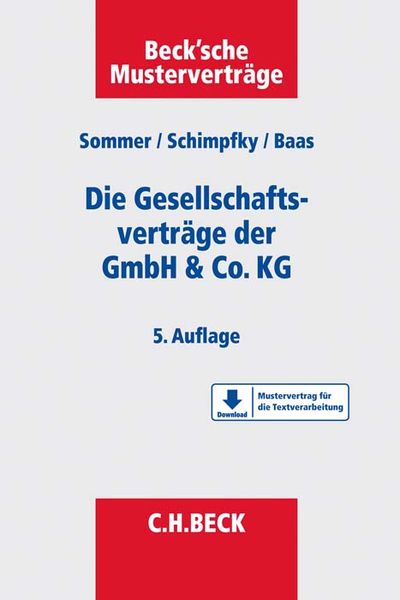 Produktbild: Die Gesellschaftsvertr&auml;ge der GmbH & Co. KG