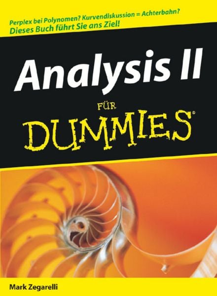 Produktbild: Analysis II f&uuml;r Dummies