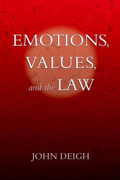 Produktbild: Emotions, Values, and the Law