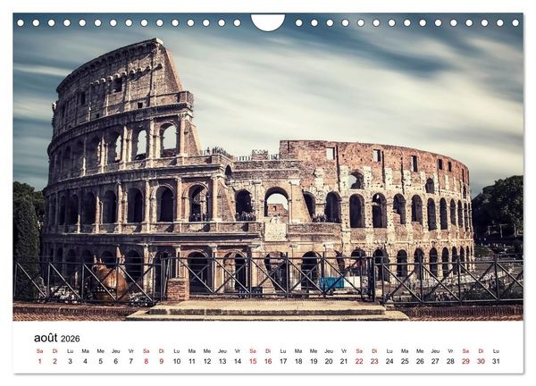 Produktbild: Rome, La Cit&eacute; &Eacute;ternelle (Calendrier mural 2026 DIN A4 vertical), CALVENDO calendrier mensuel