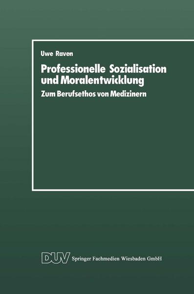 Produktbild: Professionelle Sozialisation und Moralentwicklung