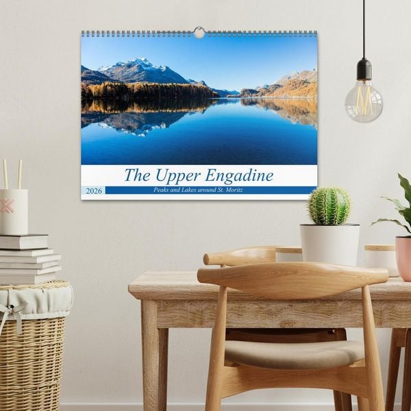 Produktbild: The Upper Engadine (Wall Calendar 2026 DIN A3 landscape), CALVENDO 12 Month Wall Calendar