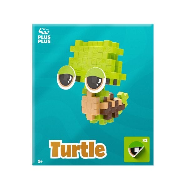 Produktbild: PLUS PLUS - 31 Kreativ Bausteine M&uuml;de Schildkr&ouml;te (MQ3)