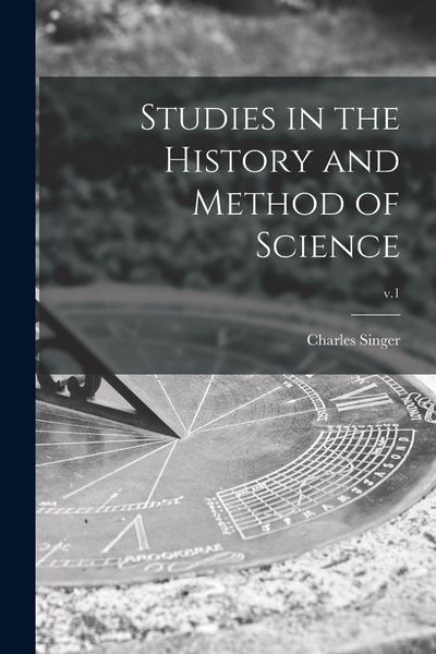 Produktbild: Studies in the History and Method of Science; v.1