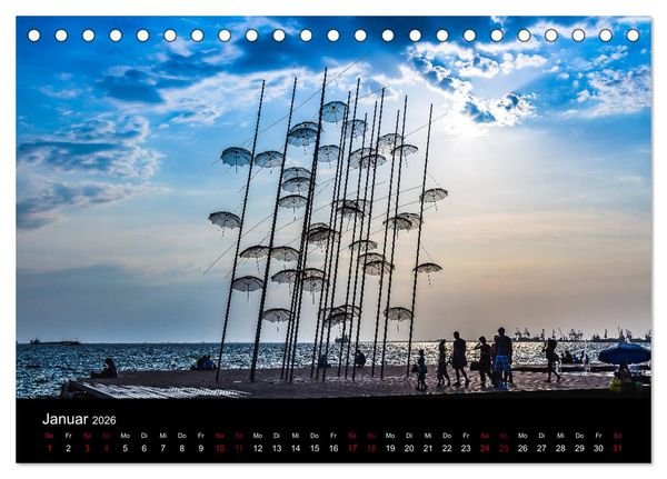 Produktbild: Reiseziele in Griechenland (Tischkalender 2026 DIN A5 quer), CALVENDO Monatskalender