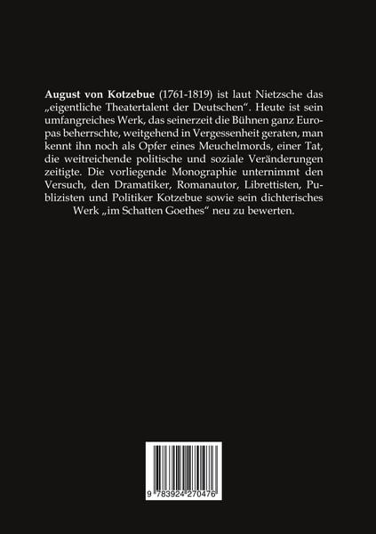 Produktbild: Im Schatten Goethes: Kotzebue