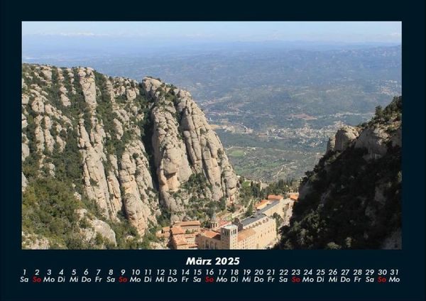 Produktbild: Bergige Welten 2025 Fotokalender DIN A4