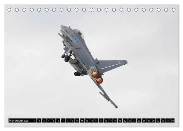Produktbild: Augenblicke in der Luft: Eurofighter Typhoon (Tischkalender 2026 DIN A5 quer), CALVENDO Monatskalender