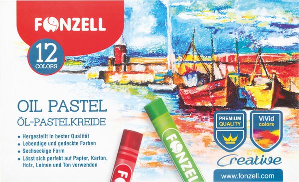 Produktbild: &Ouml;lpastellkreide 12er