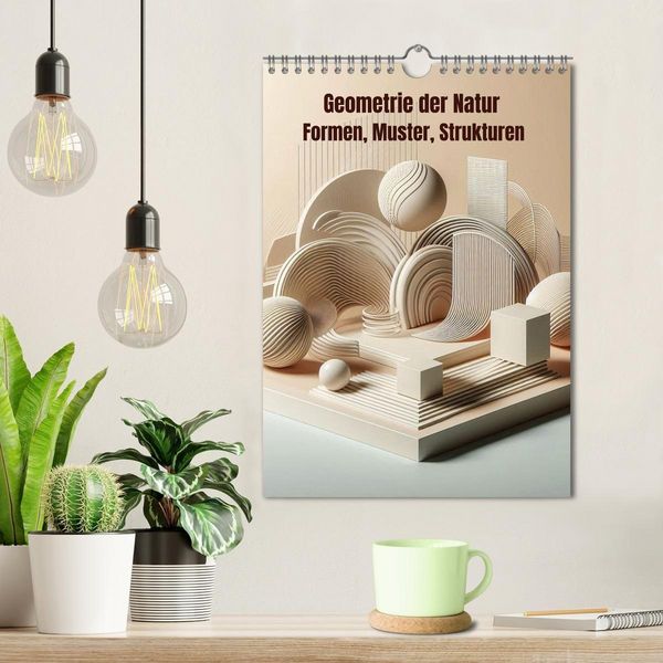 Produktbild: Geometrie der Natur &ndash; Formen, Muster, Strukturen (Wandkalender 2027 DIN A4 hoch), CALVENDO Monatskalender