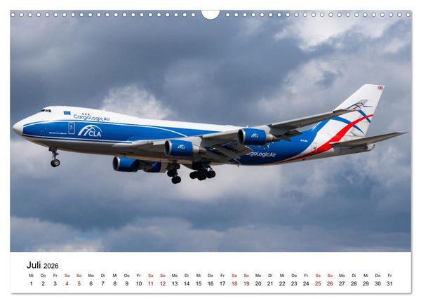 Produktbild: Boeing 747 Kalender (Wandkalender 2026 DIN A3 quer), CALVENDO Monatskalender