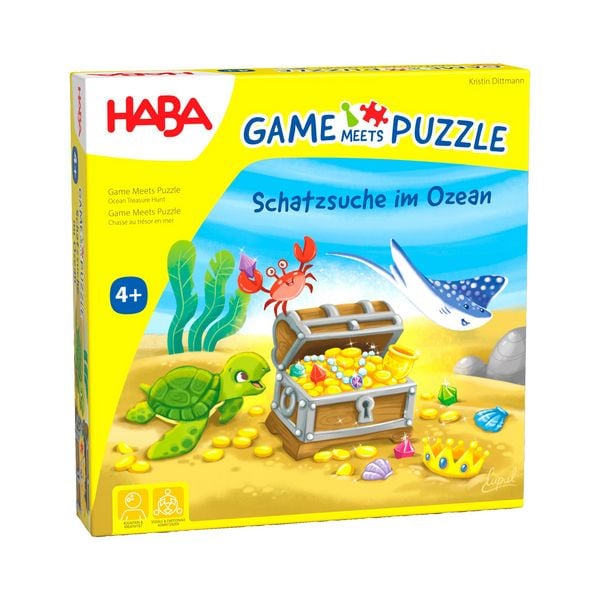 Produktbild: Game m. Puzzle - Schatzsuche im Ozean