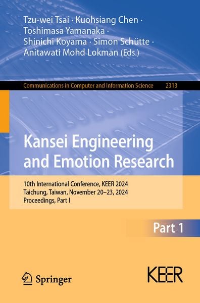 Produktbild: Kansei Engineering and Emotion Research