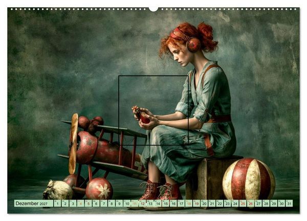 Produktbild: Mit Charme und Propeller (hochwertiger Premium Wandkalender 2027 DIN A2 quer), Kunstdruck in Hochglanz