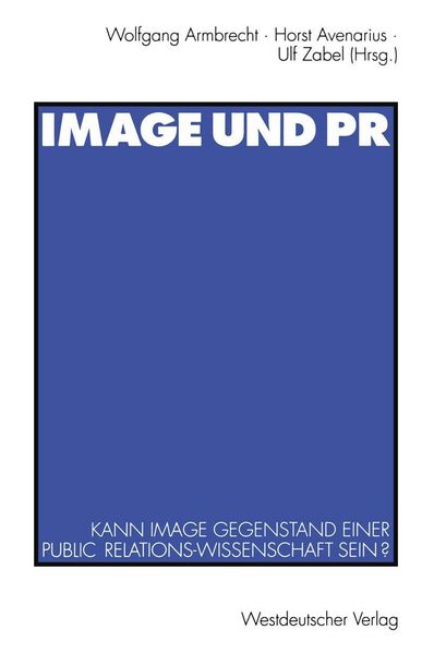 Produktbild: Image und PR