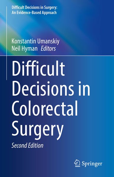 Produktbild: Difficult Decisions in Colorectal Surgery