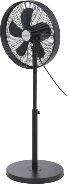 Sygonix Standventilator 50W (Ø x H) 445mm x 1200mm Schwarz Höhenverstellbar