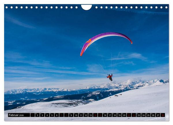 Produktbild: Paragliding - unvergessliche Momente erleben (Wandkalender 2026 DIN A4 quer), CALVENDO Monatskalender