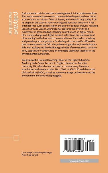 Produktbild: Teaching Ecocriticism and Green Cultural Studies