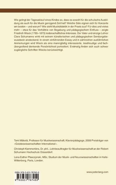 Produktbild: Friedrich Wieck &ndash; Gesammelte Schriften &uuml;ber Musik und Musiker