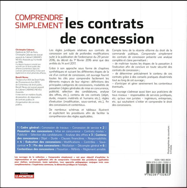 Produktbild: Comprendre simplement les contrats de concession