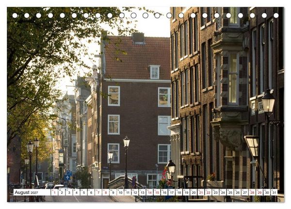Produktbild: Amsterdam - Momente einer Reise (Tischkalender 2027 DIN A5 quer), CALVENDO Monatskalender