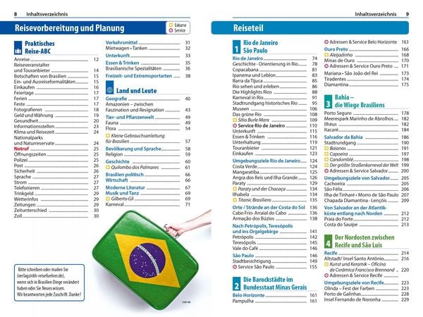 Produktbild: Reisef&uuml;hrer Brasilien